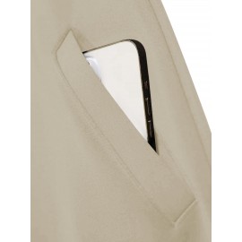 Women's Turkey Squad Graphic Zip-Up Jacket - Black Casual Slim Fit Stand Collar Coat with Pockets, Machine Washable Fall Winter Outerwear